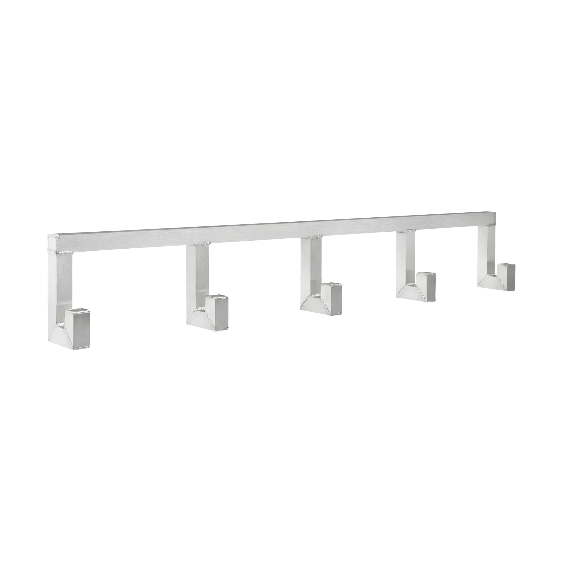 Tig Quintuple knagg 115 cm, Børstet aluminium Hem