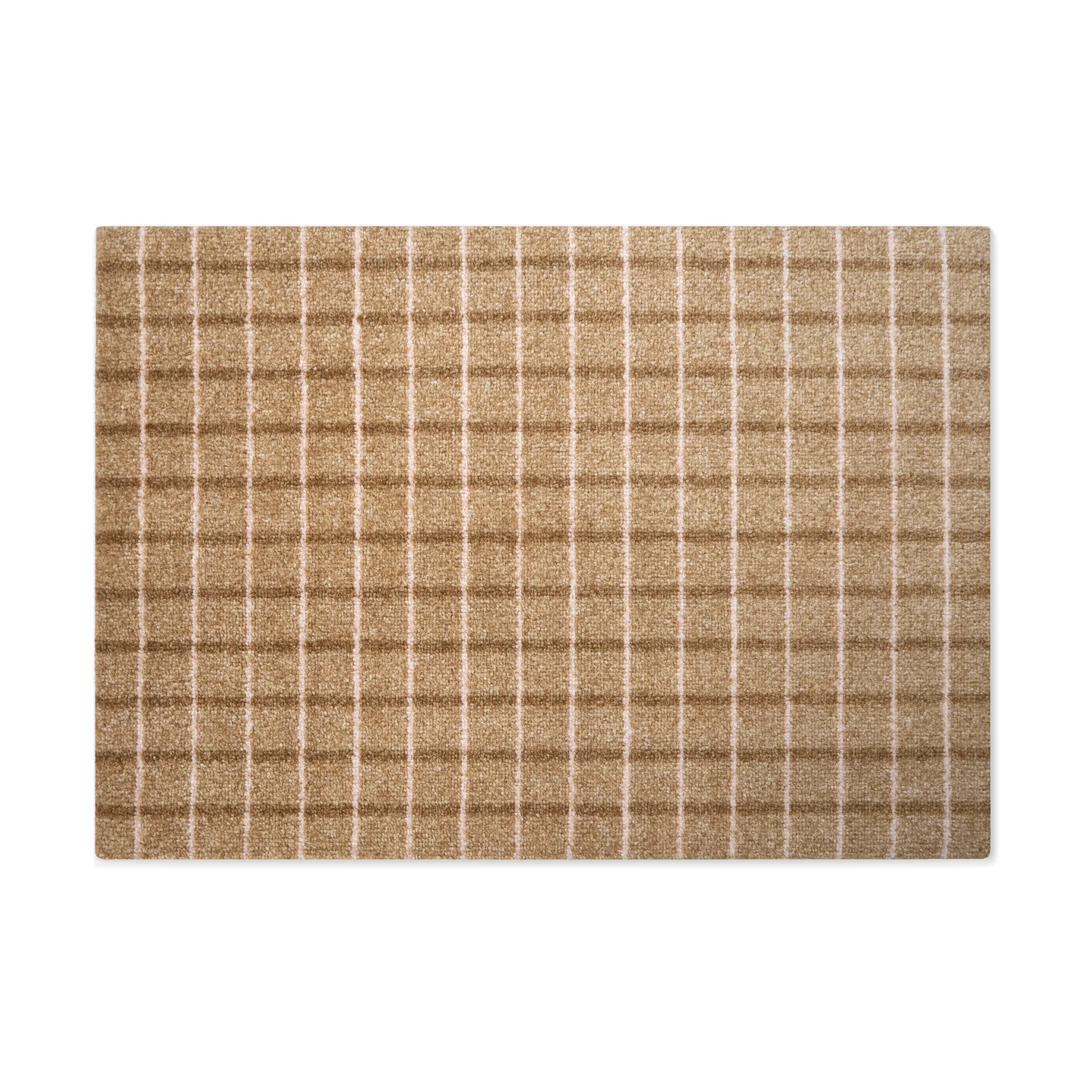 Grid dørmatte, Chocolate Strawberry, 60x85 cm Heymat