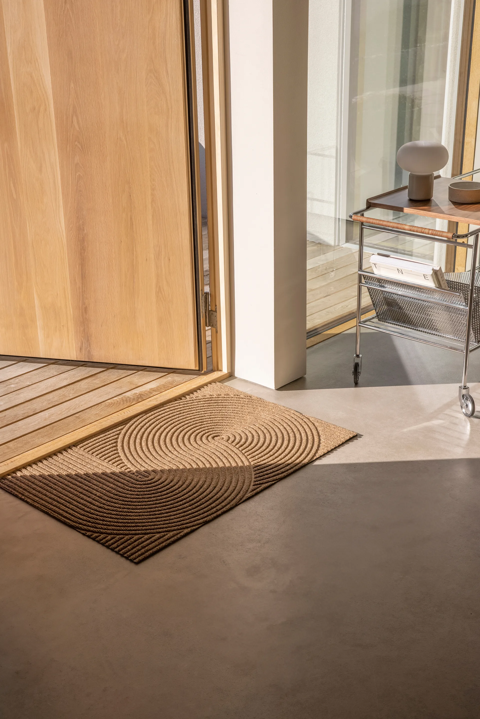 Sand dørmatte, beige, 60x90 cm Heymat