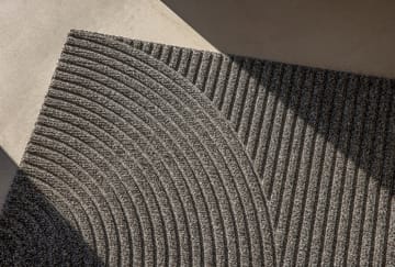 Stein dørmatte - grå, 60x90 cm - Heymat