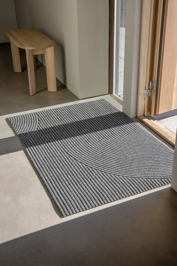 Stein dørmatte - grå, 85x130 cm - Heymat