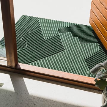 Strå dørmatte - Green, 60x90 cm - Heymat