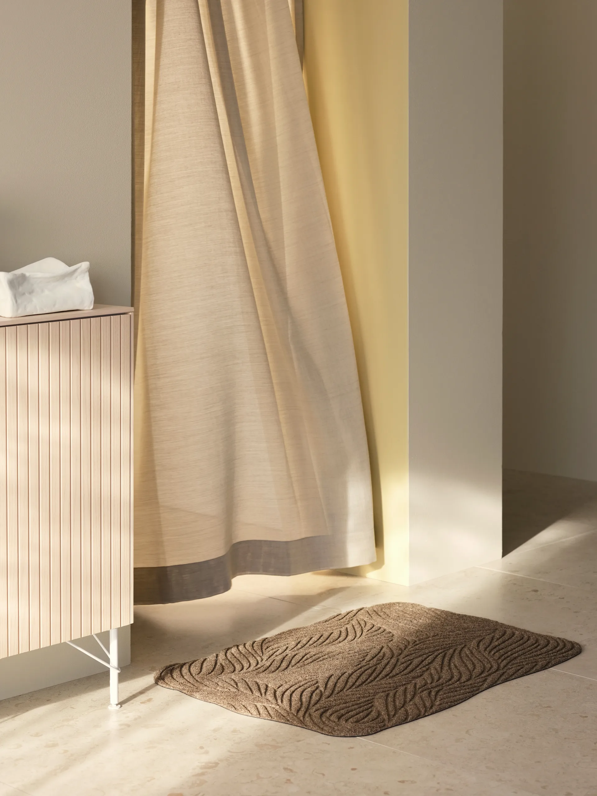 Twine dørmatte 60x85 cm, Beige Heymat