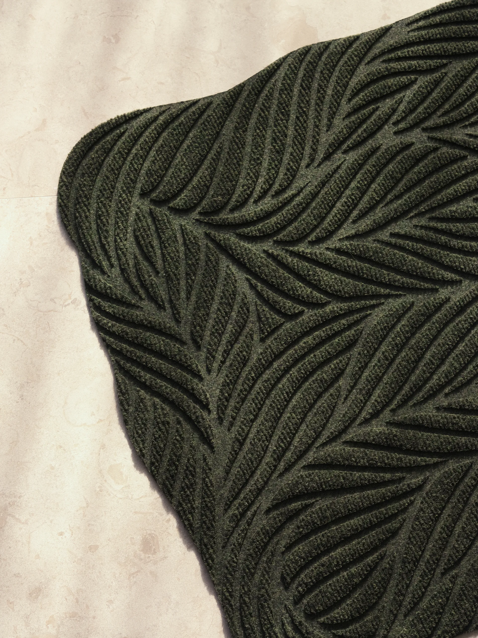 Twine dørmatte 60x85 cm, Green Heymat