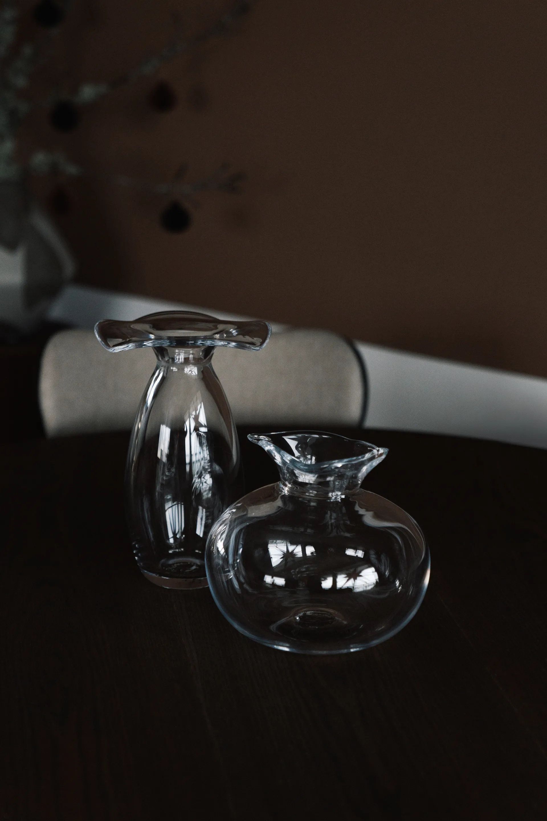 Hilke X Skruf Loto vase, Klar Hilke Collection