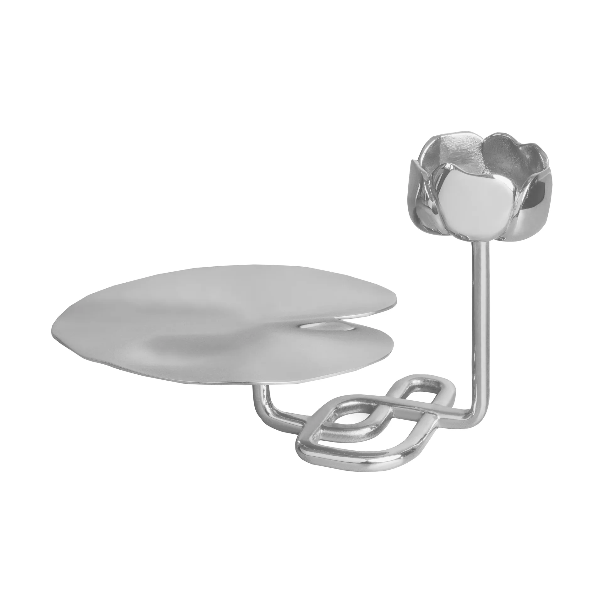 Ninfea No.2 lysestake, Forkrommet messing Hilke Collection