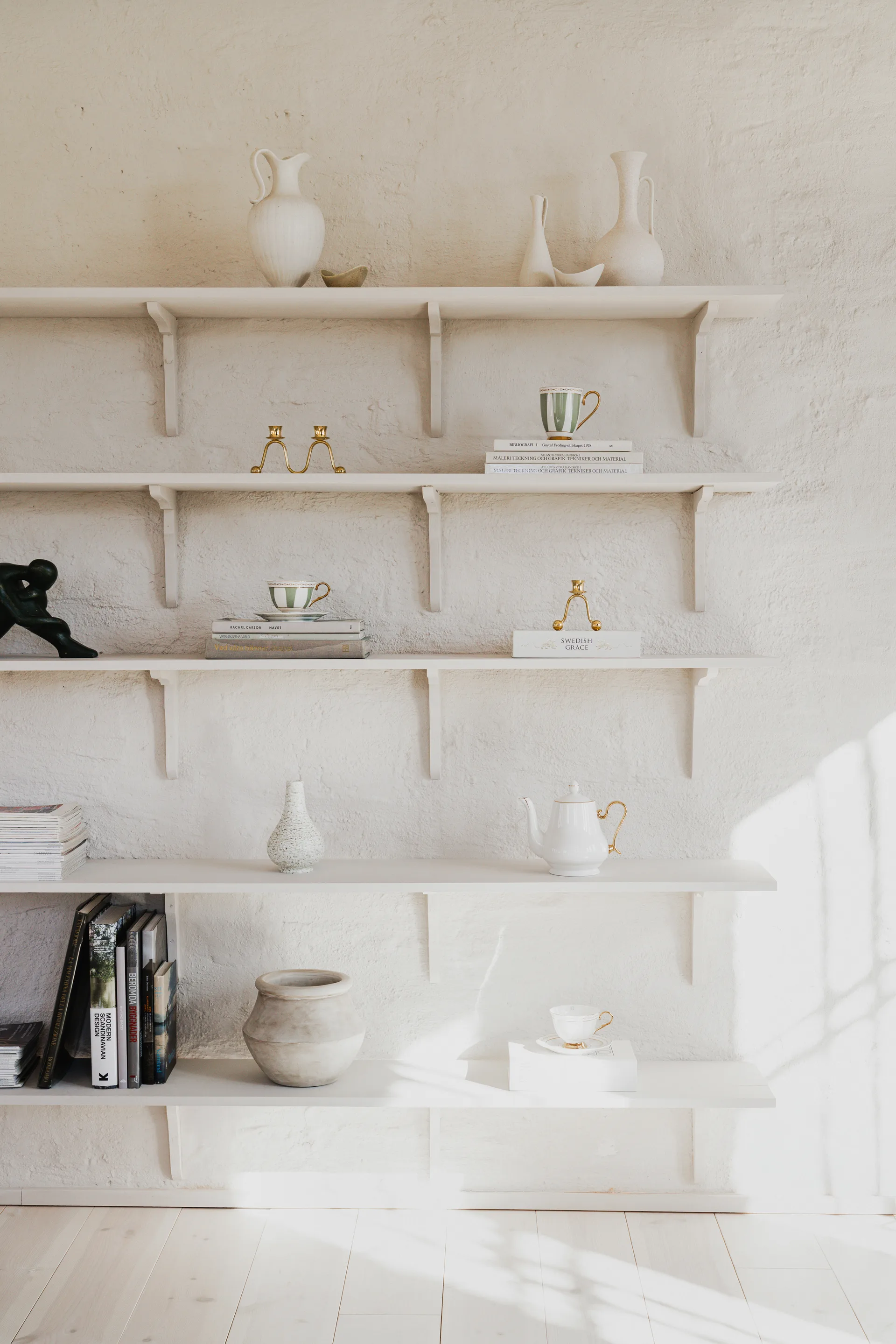 Strisce Salvia kopp med fat, 22 cl Hilke Collection