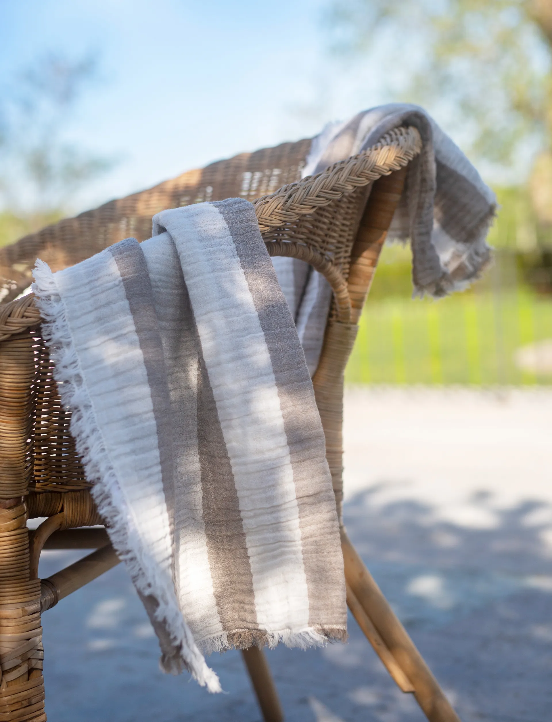 Antibes pledd 130x170 cm, Clay Himla