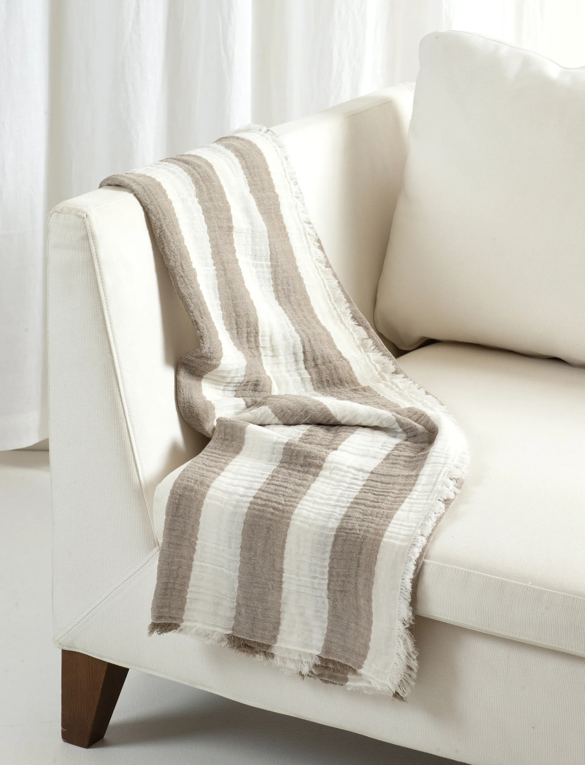 Antibes pledd 130x170 cm, Clay Himla