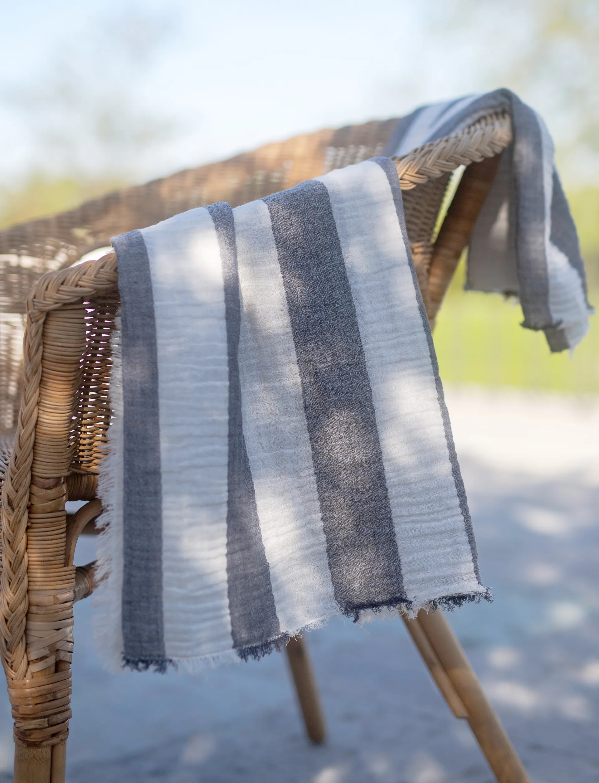 Antibes pledd 130x170 cm, Silence Himla