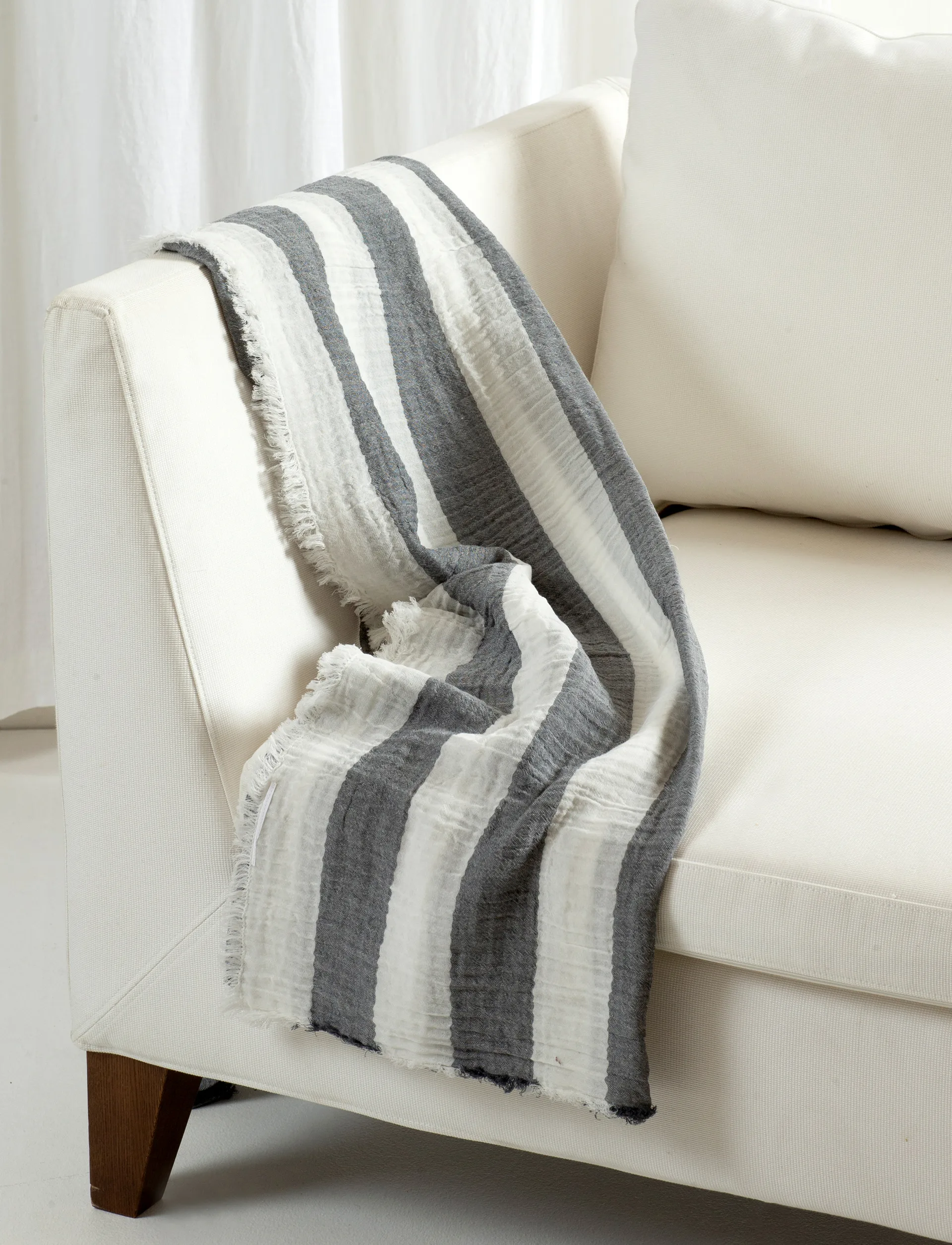 Antibes pledd 130x170 cm, Silence Himla