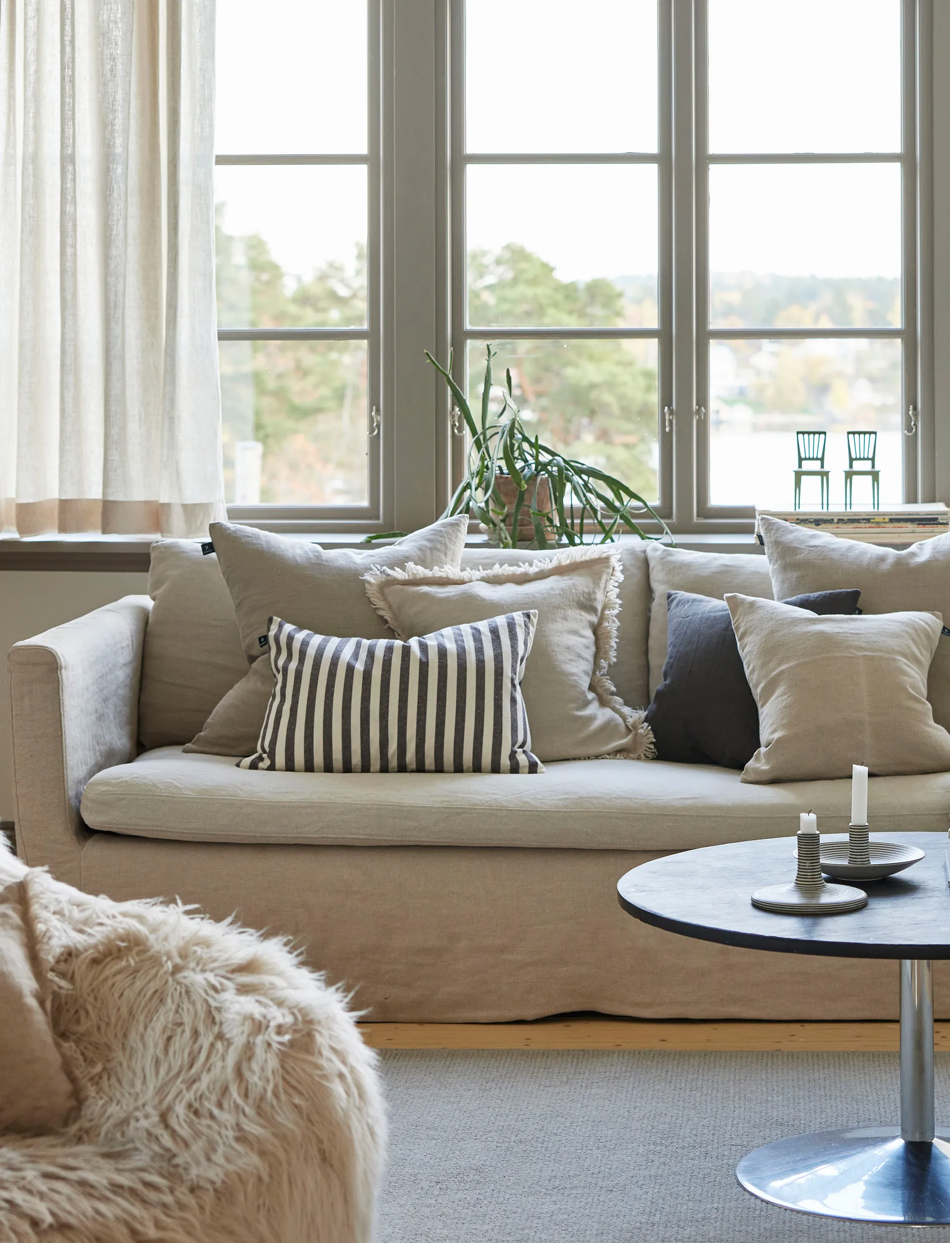 Bretagne putetrekk, Chocolate, 40x60 cm Himla