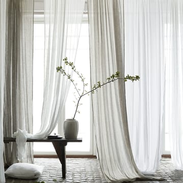Dalsland gardin med leggbånd - optical white - Himla