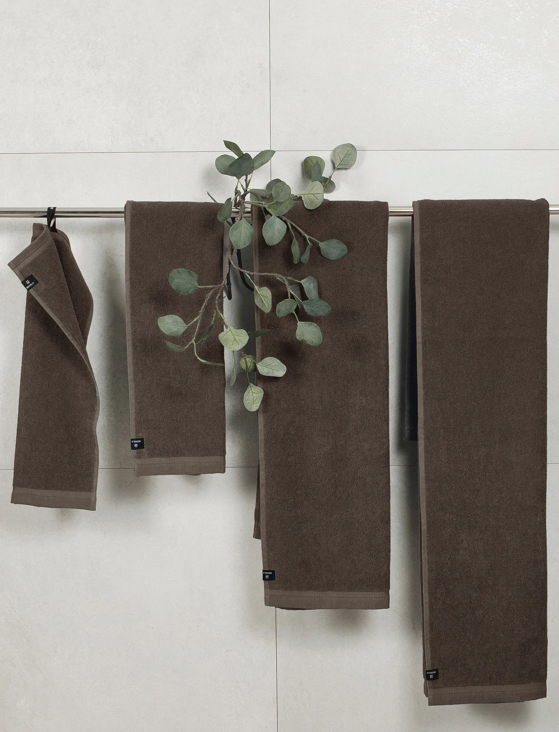 Lina håndkle chocolat, 30x50 cm Himla