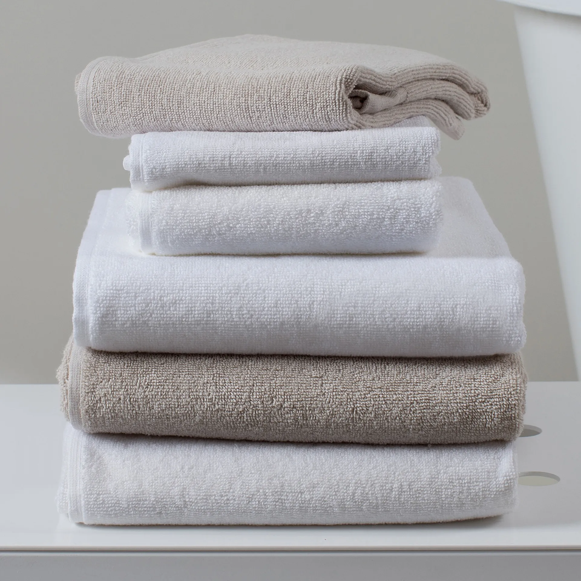 Lina håndkle mother of pearl, 30 x 50 cm Himla