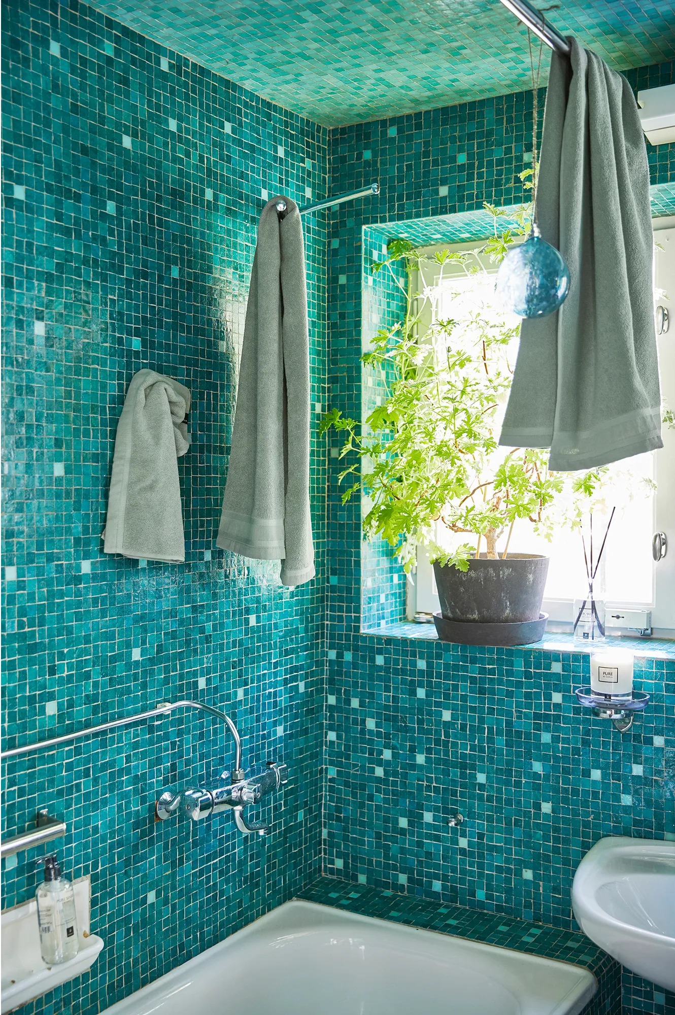 Lina håndkle sage, 50 x 70 cm Himla