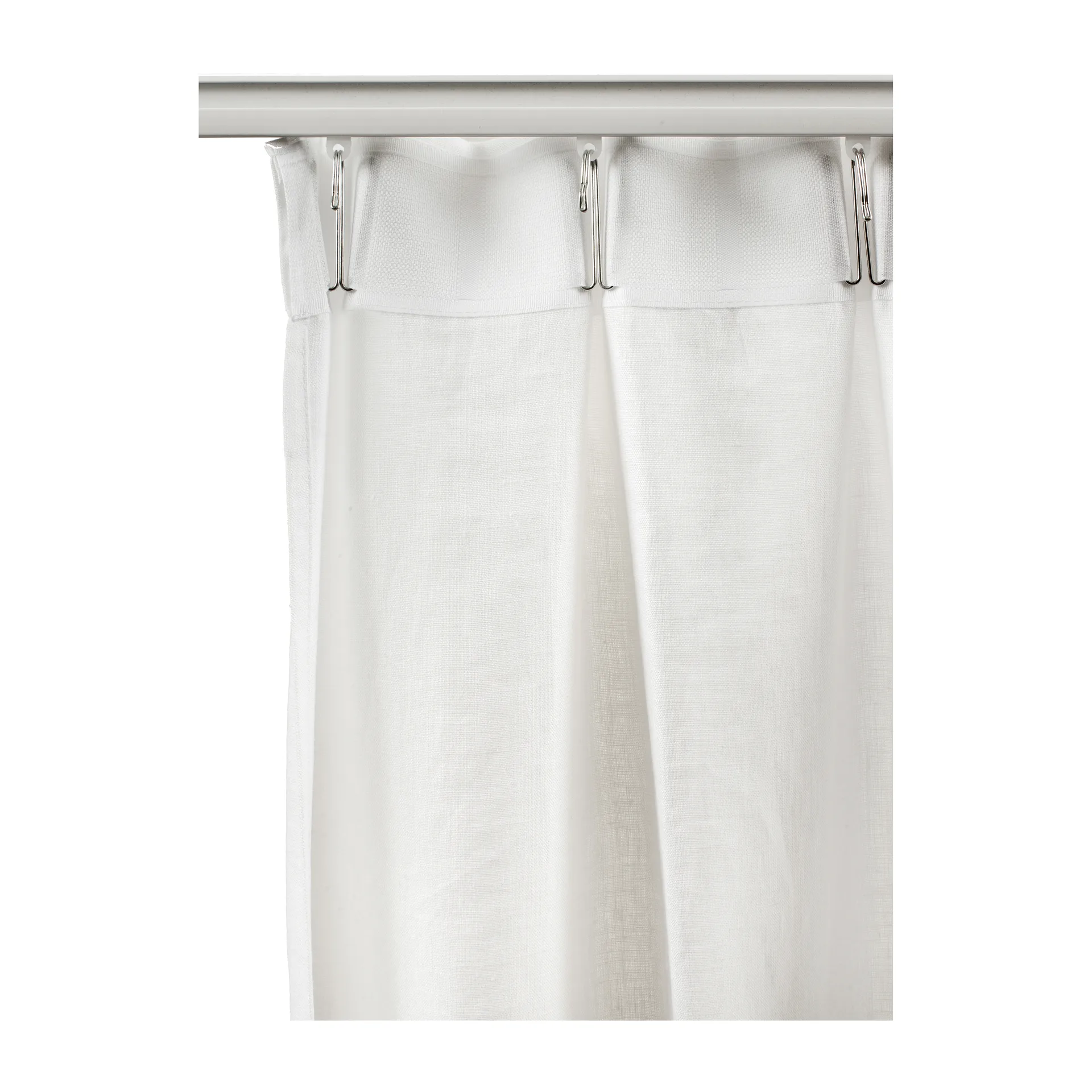 Sunrise gardin med plissébånd 140x250 cm, Natural Himla