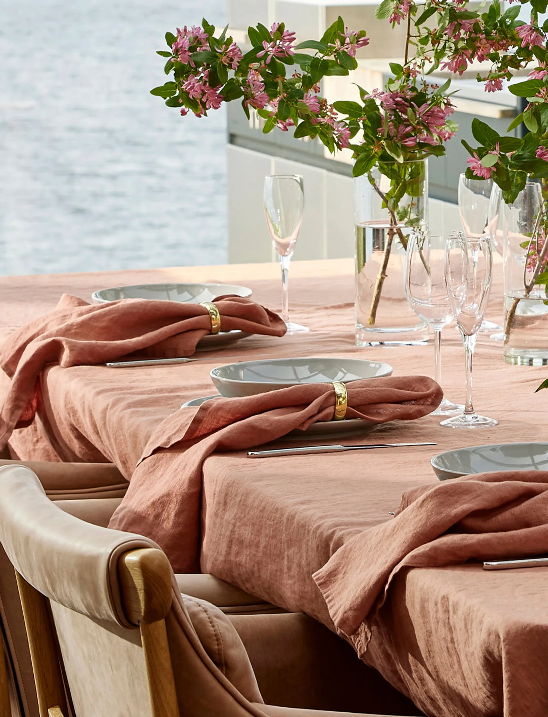 Sunshine serviett 4-pakning, Grounded, 45x45 cm Himla