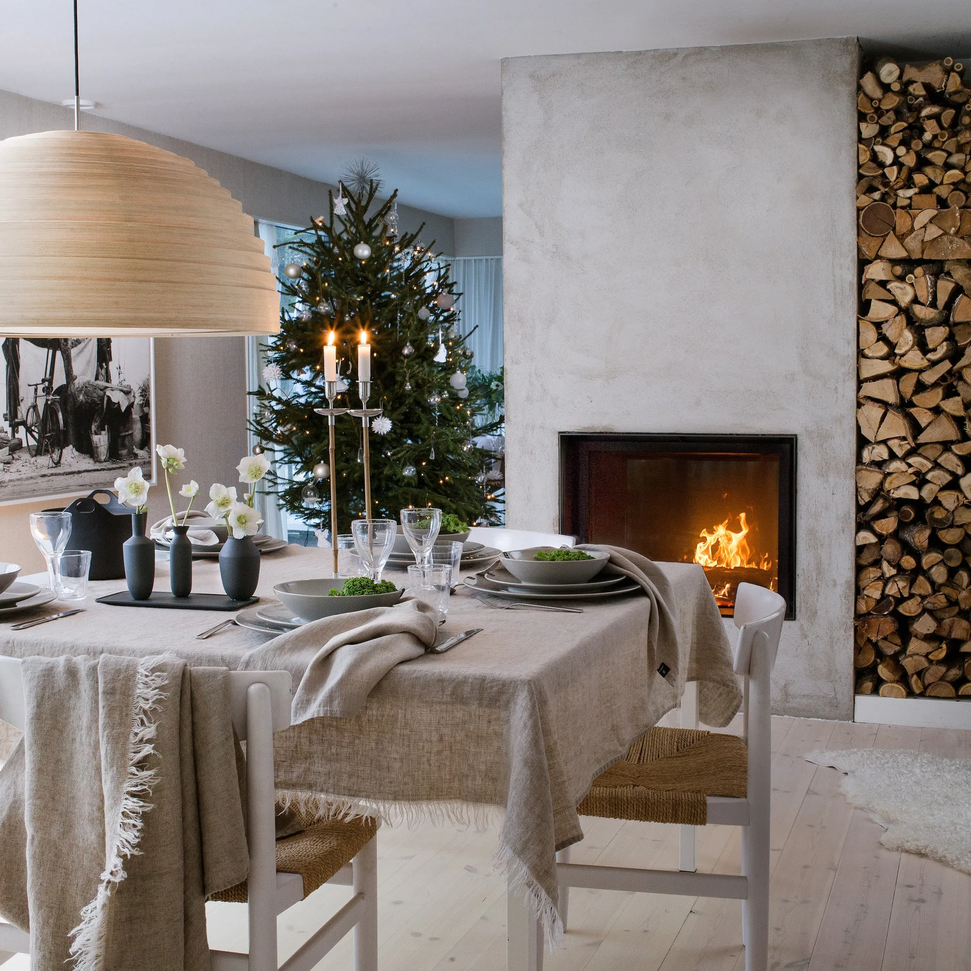 Sunshine serviett 4-pakning, naturell (beige) Himla