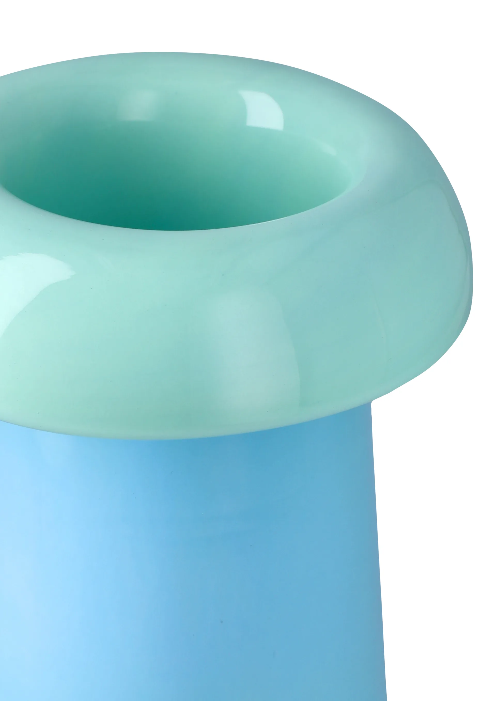Soma vase, Lyseblå-aqua, 22,5 cm Holmegaard
