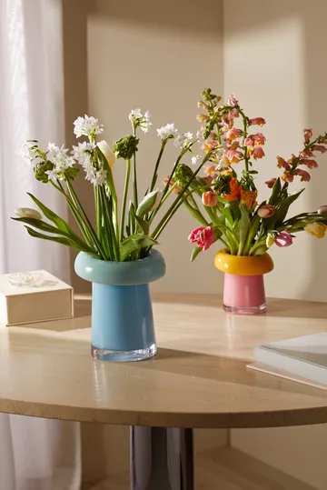 Soma vase - Lyseblå-aqua, 22,5 cm - Holmegaard