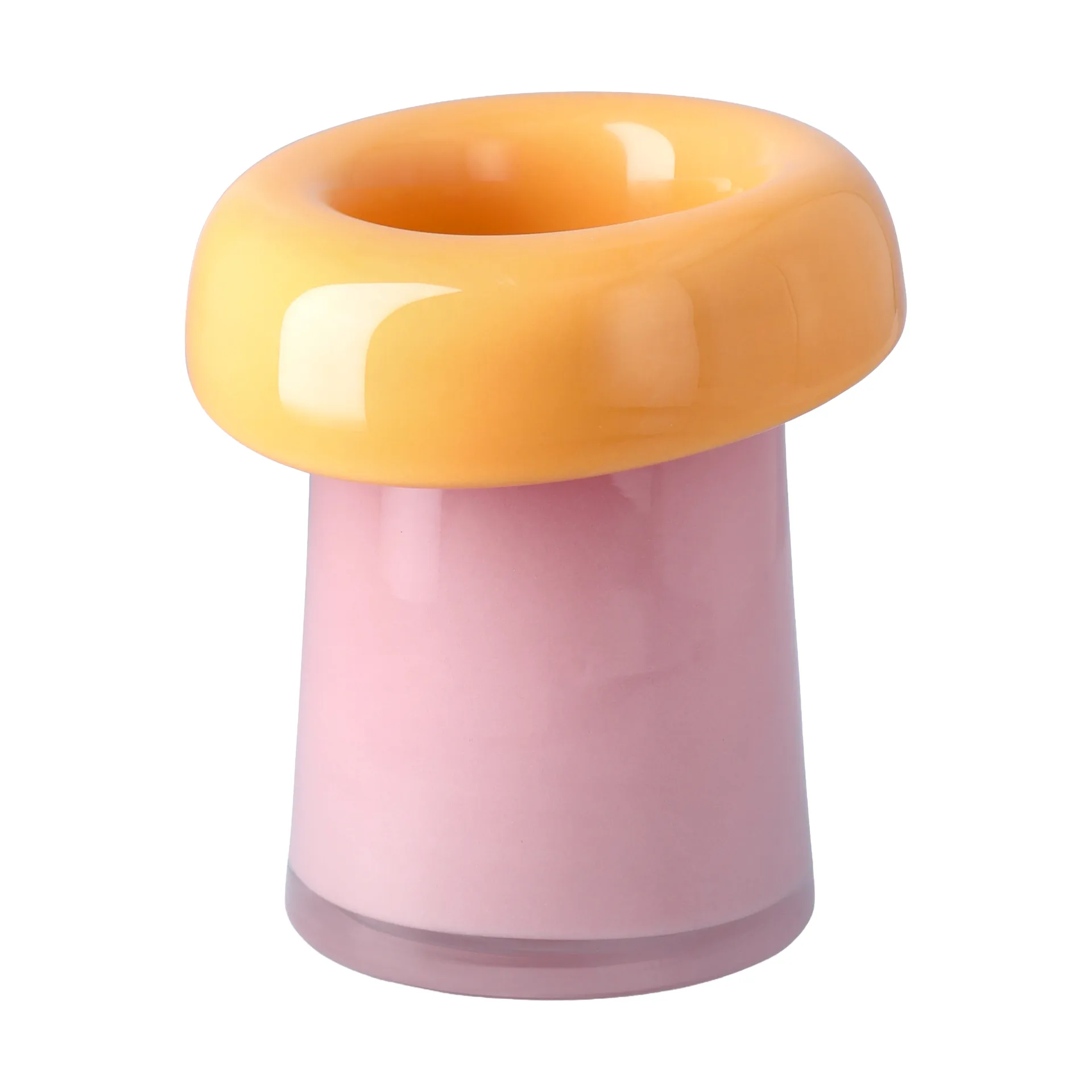 Soma vase, Pink-oransje, 16,5 cm Holmegaard
