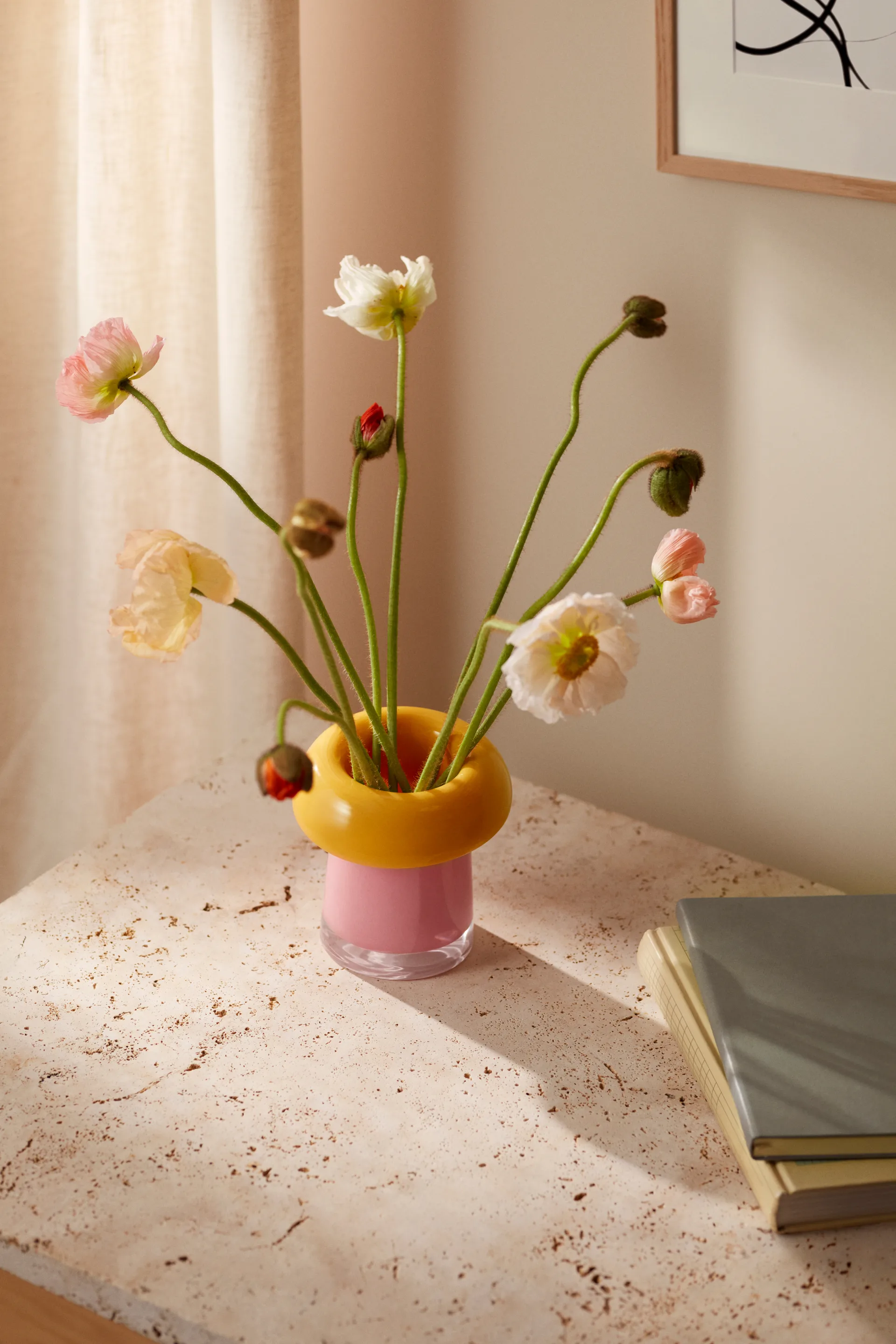 Soma vase, Pink-oransje, 16,5 cm Holmegaard