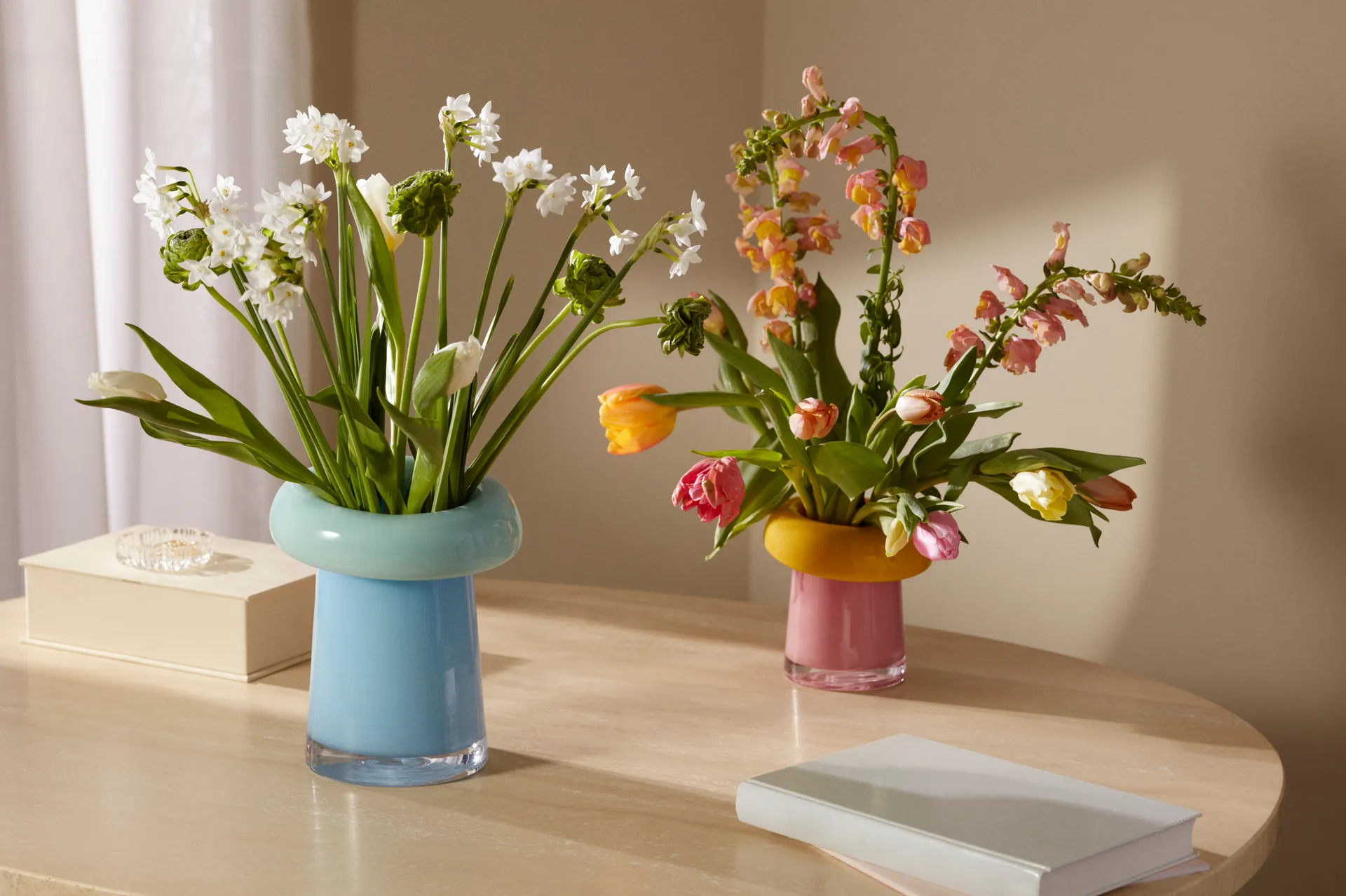 Soma vase, Pink-oransje, 16,5 cm Holmegaard