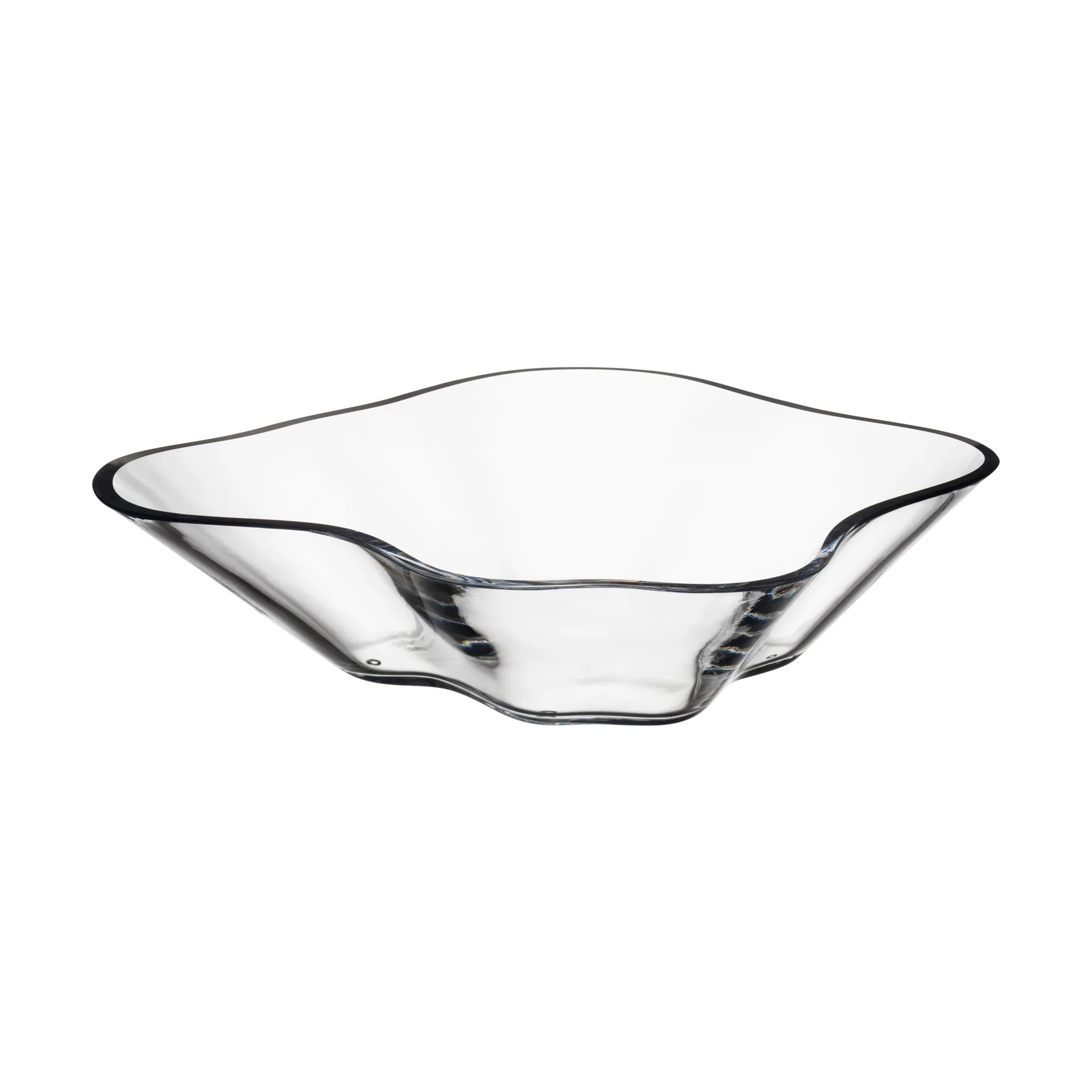 Aalto blomster skål 279x75 mm, Klar Iittala