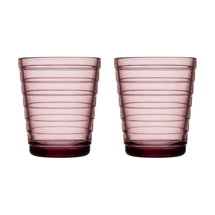 Aino Aalto vannglass 2-pack 22 cl - Lyng - Iittala