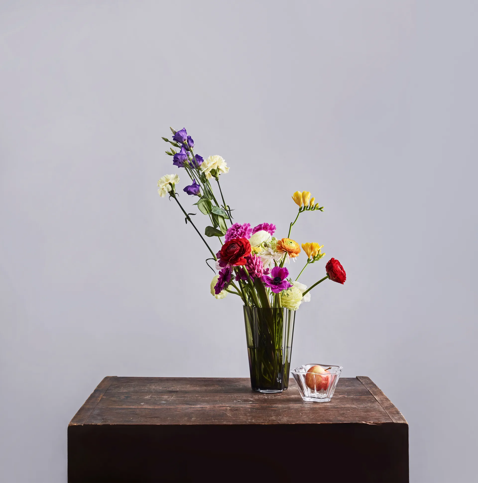 Alvar Aalto vas mossgrønn, 220 mm Iittala