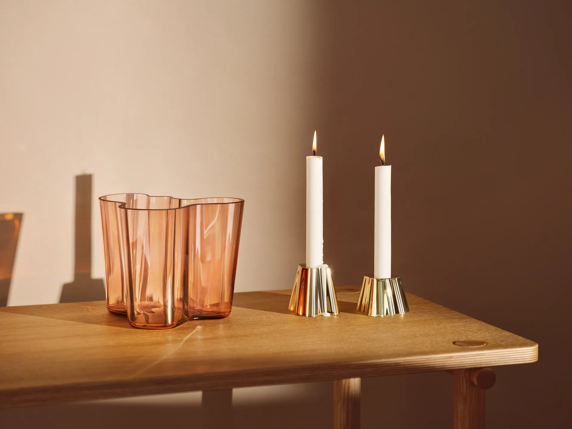Alvar Aalto vase Rio brun, 160 mm Iittala