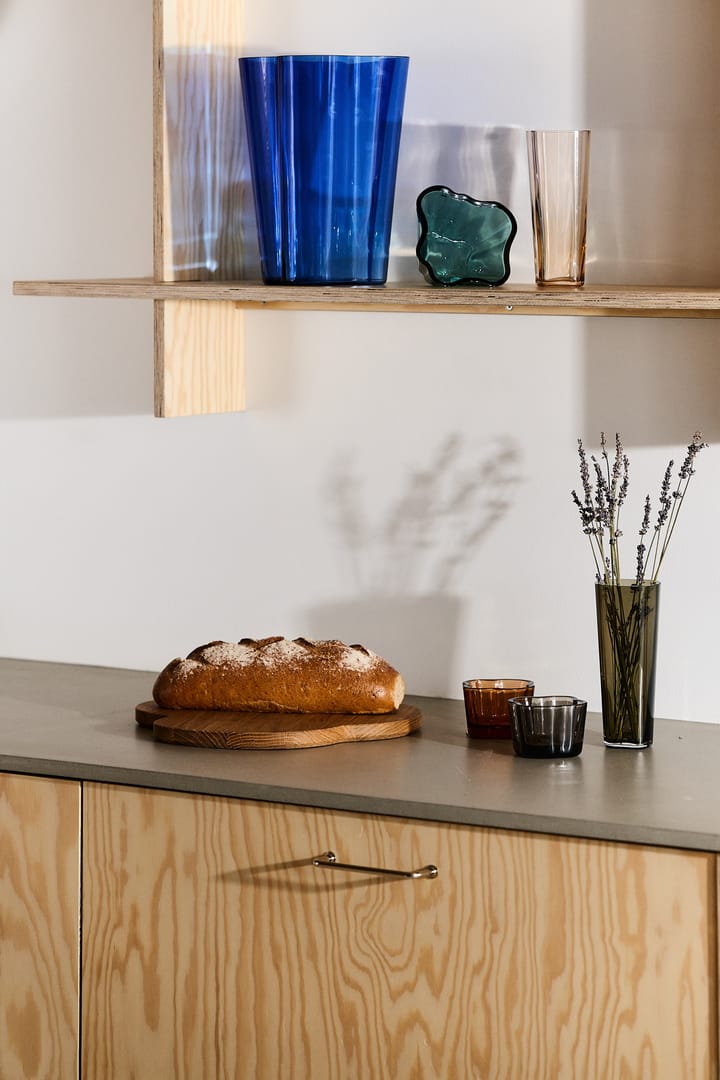 Alvar Aalto vase røykgrå, 180 mm Iittala