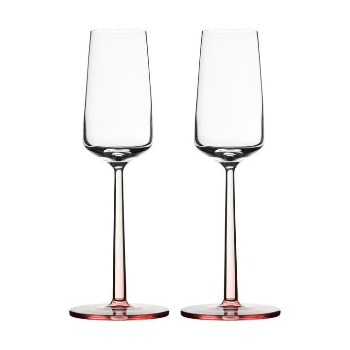 Essence champagneglass 2 stk. - Rose, 21 cl - Iittala