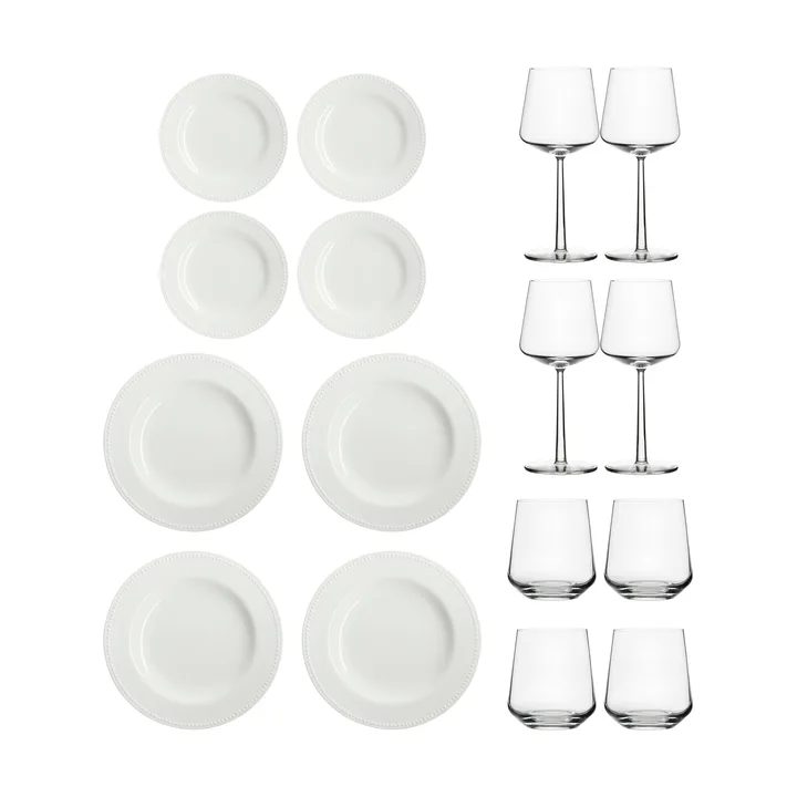 Essence & Dots middagsstartsett 32 deler - Kremhvit - Iittala