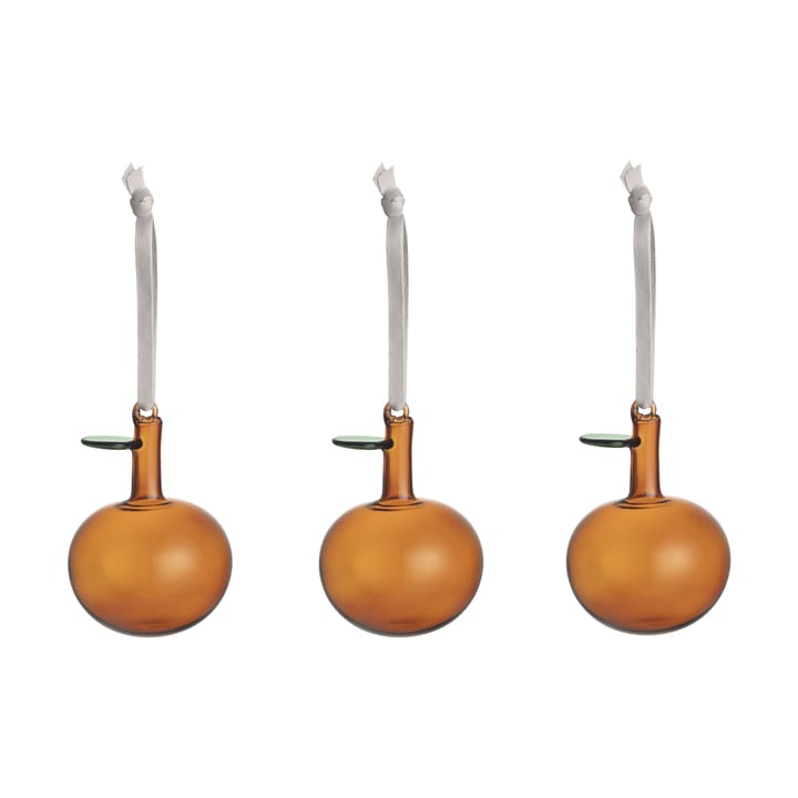 Iittala glasseple 3-stk. - Brun - Iittala