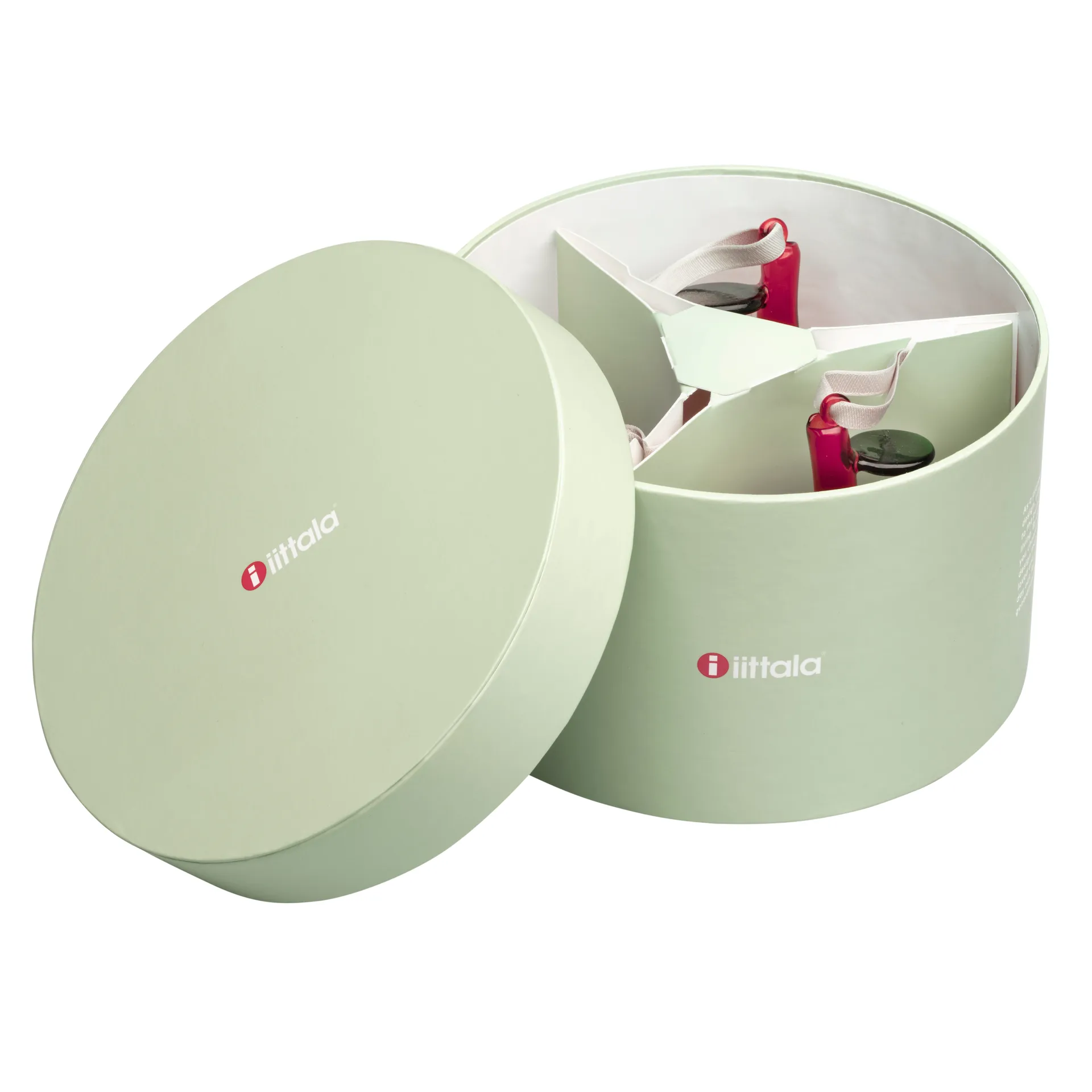 Iittala glasseple 3-stk., Rød Iittala