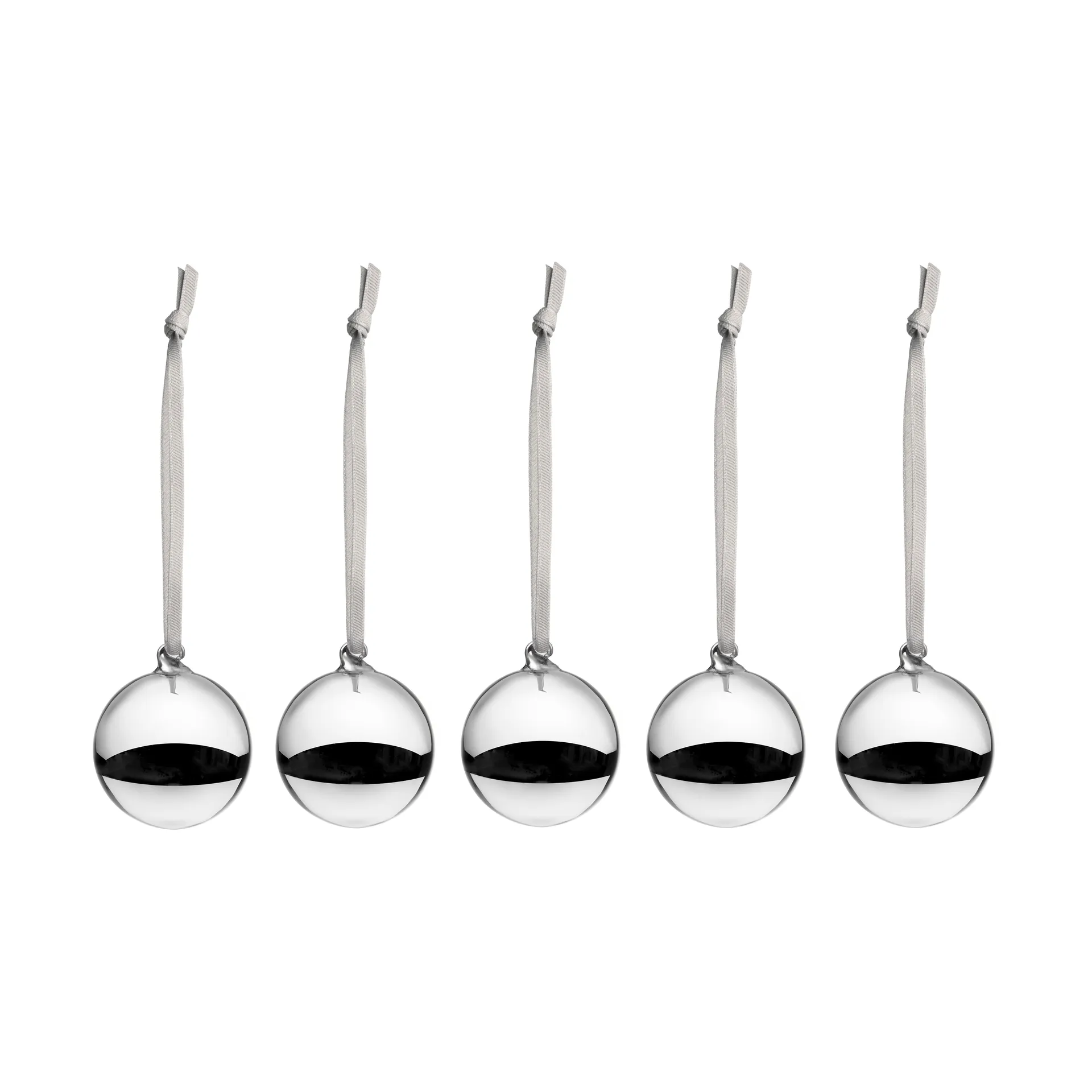 Iittala glasskule Ø4 cm 5-pk, Sølv Iittala