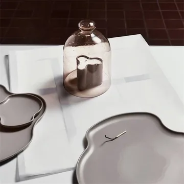 Iittala glasskuppel 160x220 mm - Sand, bobleglass - Iittala