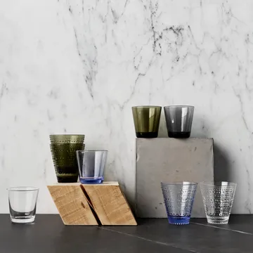 Kartio glass 21 cl 2 pakk - mosegrønn - Iittala