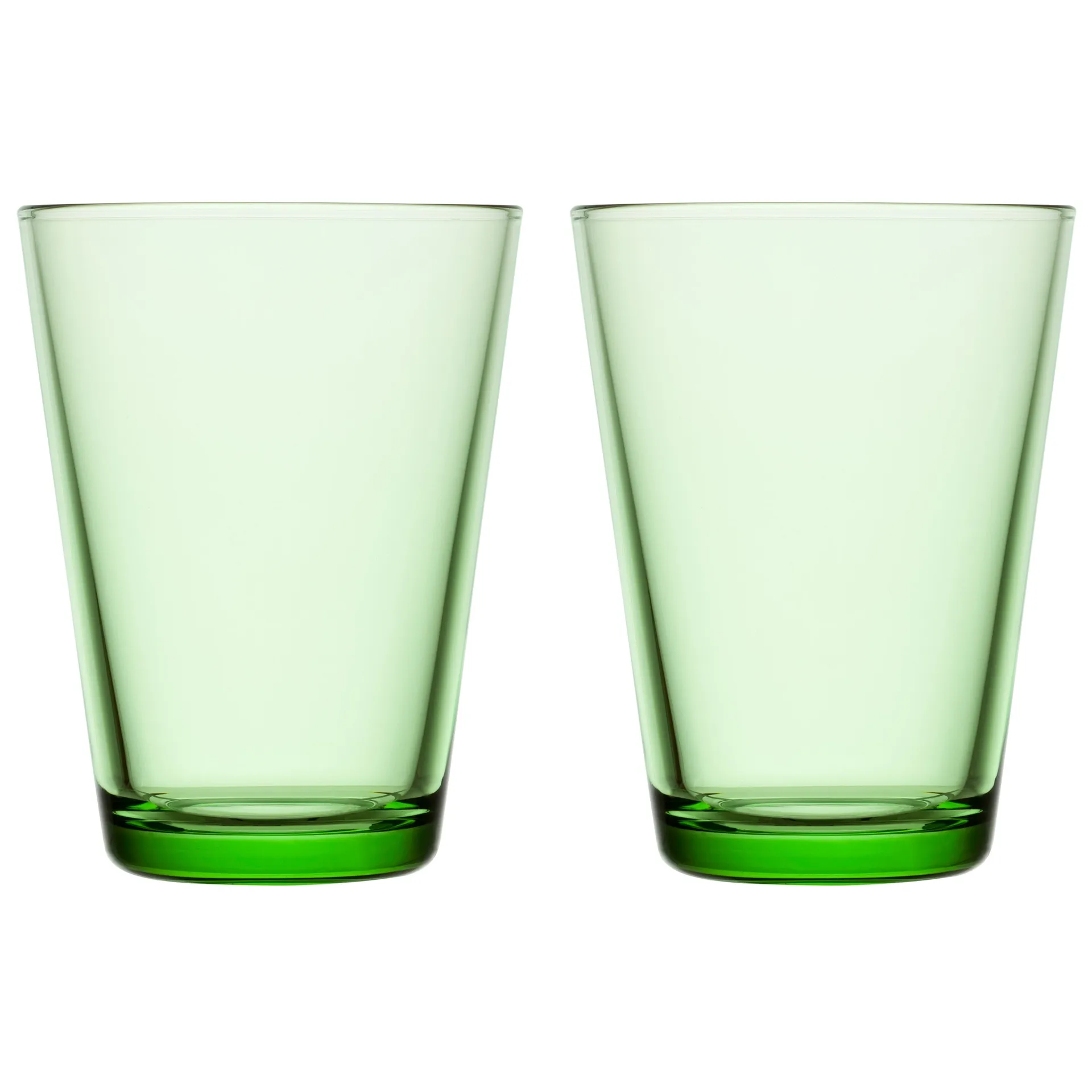 Kartio vannglass 40 cl 2-stk., eplegrønn Iittala