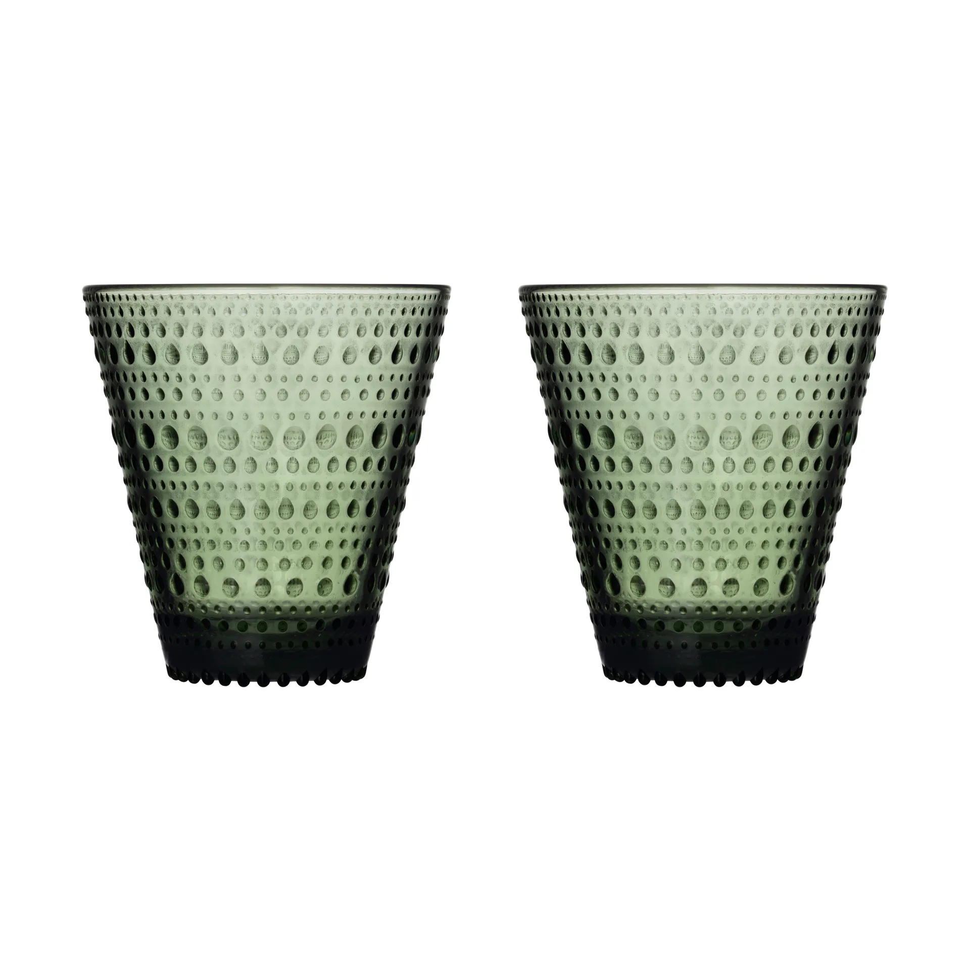 Kastehelmi glass 30 cl 2-stk, Furugrønn Iittala