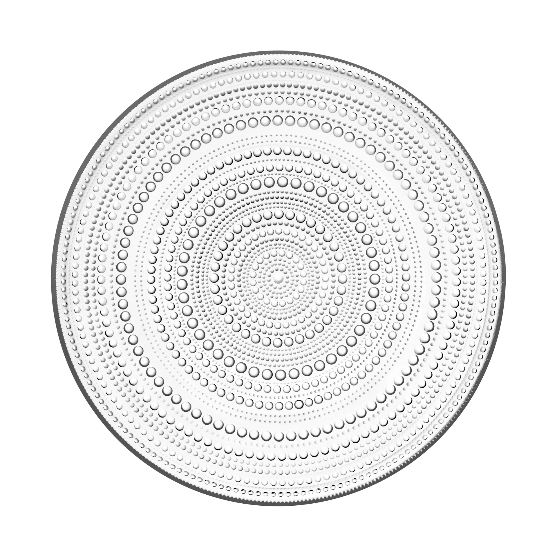 Kastehelmi tallerken stor - 31,5 cm, klar Iittala