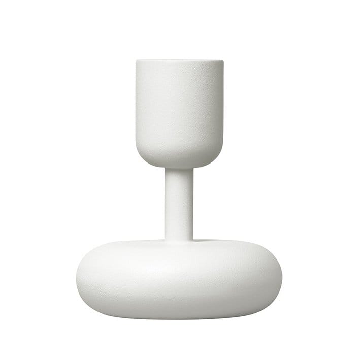 Nappula lysestake hvit - liten 107 mm - Iittala