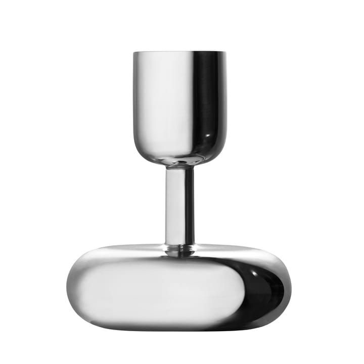 Nappula lysestake stål - liten 107 mm - Iittala