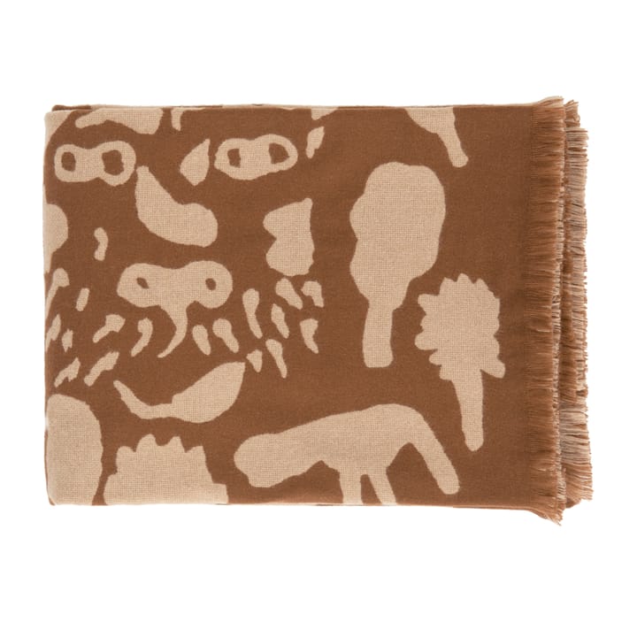 Oiva Toikka Cheetah ullpledd 130 x 180 cm, Brun Iittala