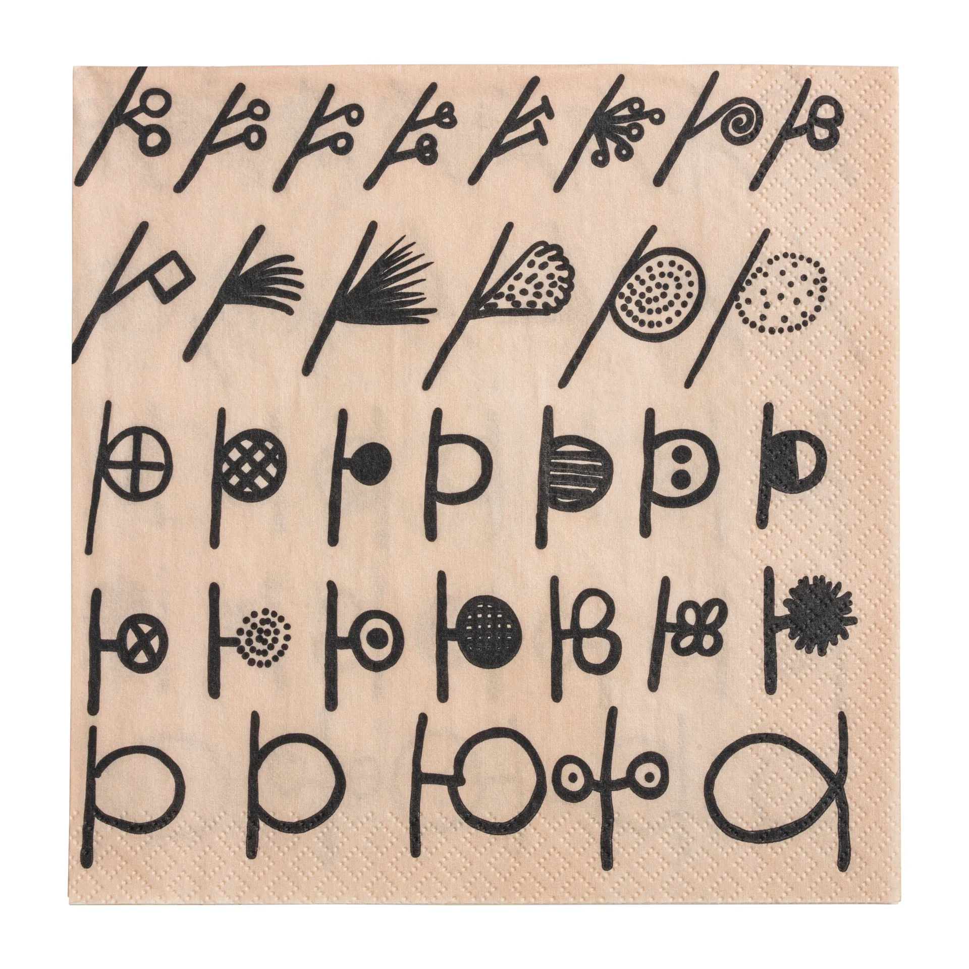 Oiva Toikka Twig serviett 20-pakning, Beige Iittala