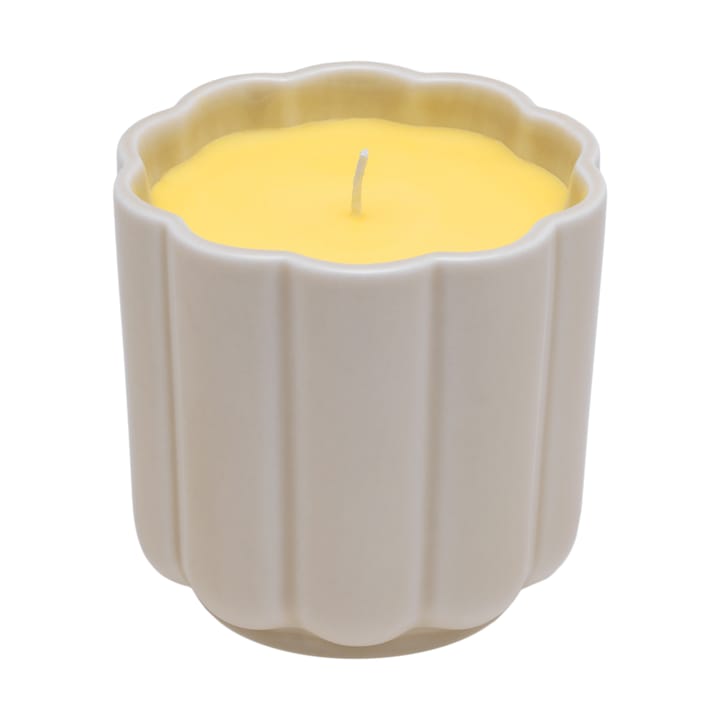 Play lys i keramikkform, rund - Beige-gul - Iittala