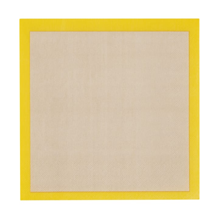 Play papirservietter 33x33 cm 20-pk - Beige-gul - Iittala