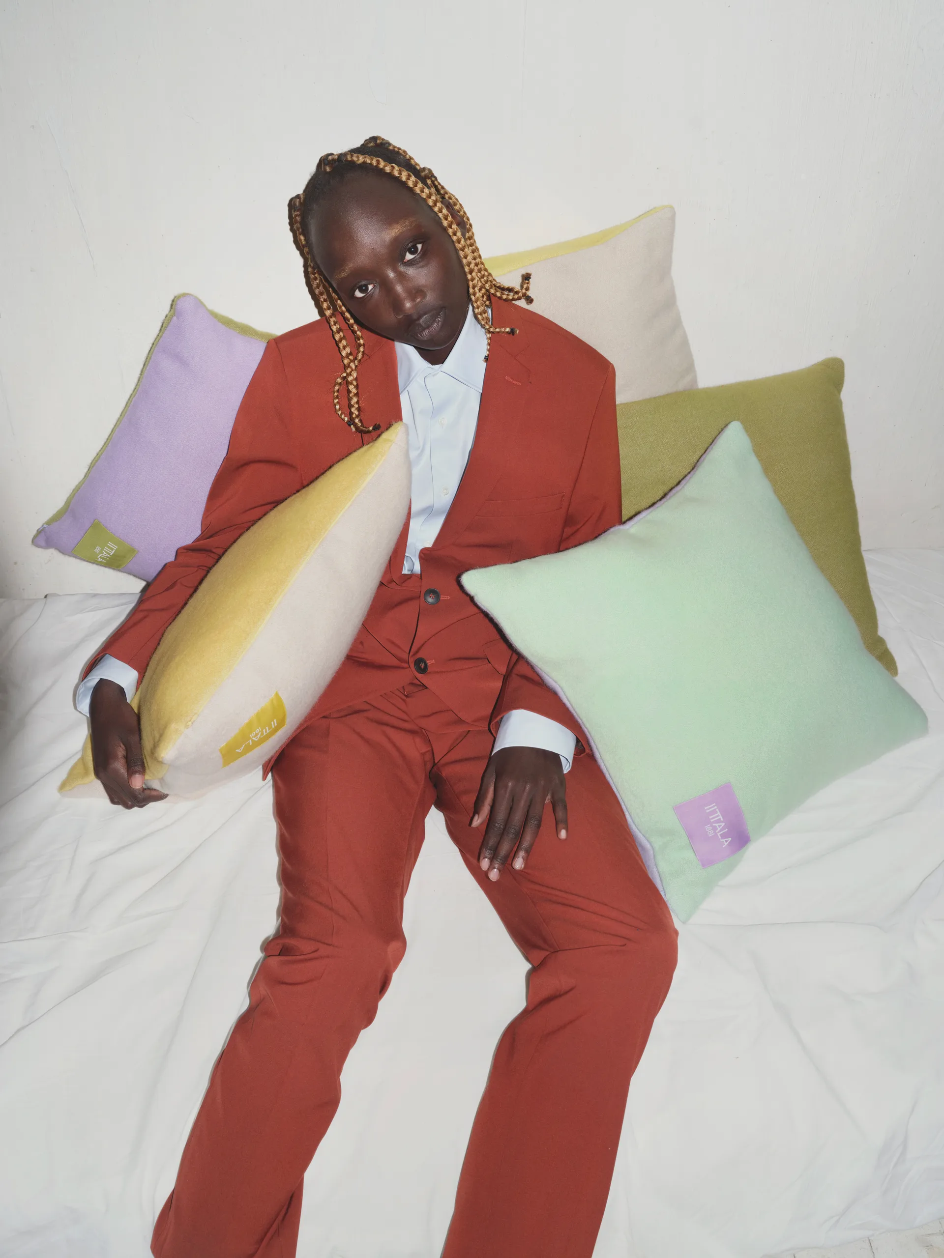 Play putetrekk 48x48 cm, Beige-gul Iittala